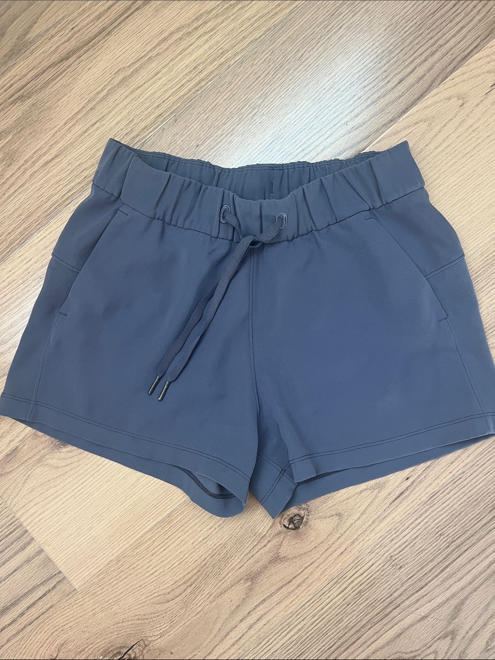 lululemon athletica Charcoal Drawstring Athletic Shorts